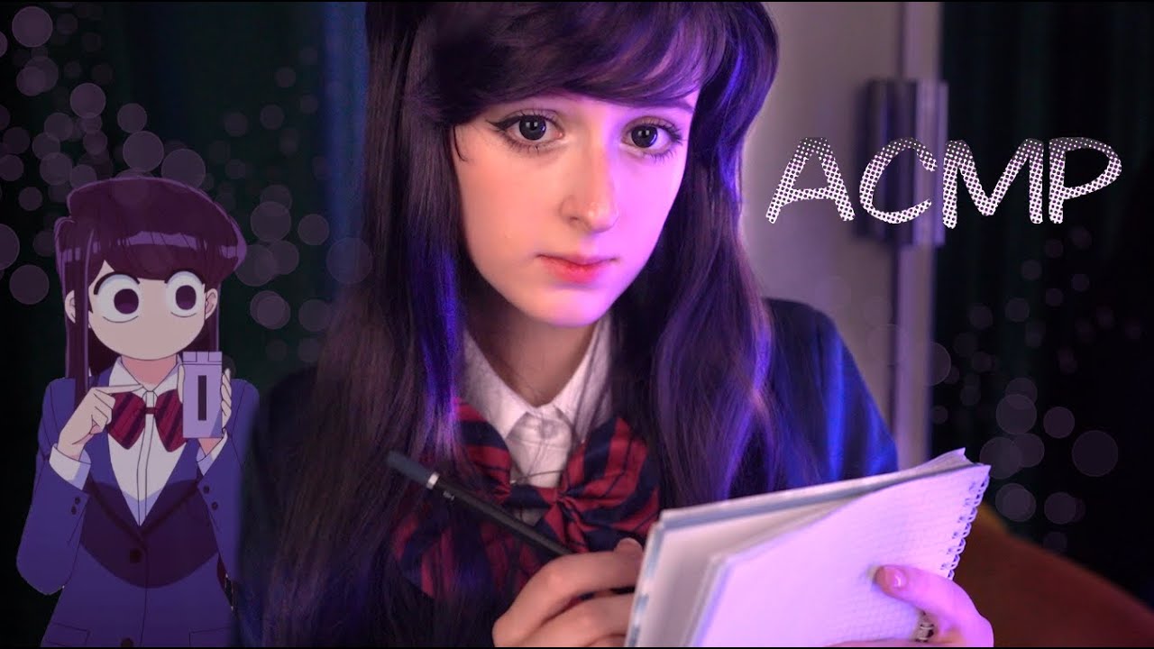 АСМР Коми вылечит тебя без слов | Ролевая игра "У Коми проблемы с общением" | Komi Can’t Communicate