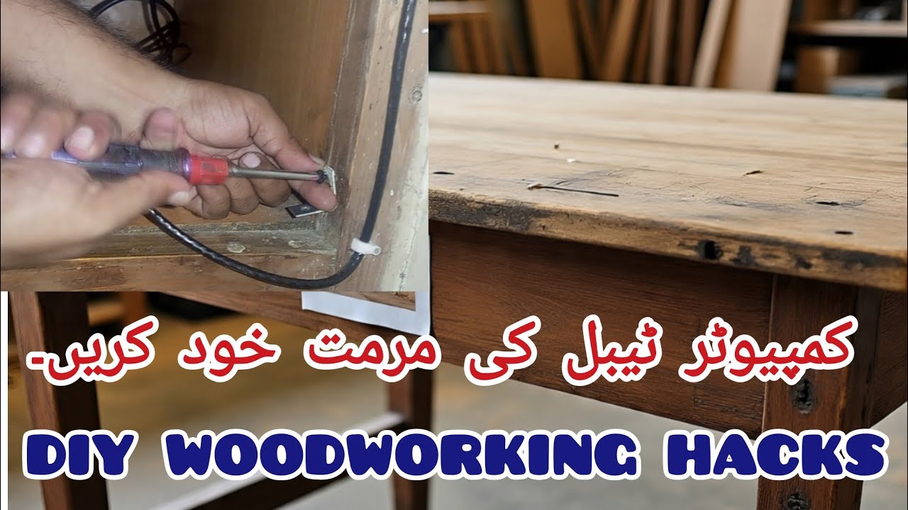 DIY Woodworking Hacks for Your Computer Desk