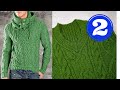 suéter tejido a dos palitos - sweters tejido en dos agujas * tejido para hombre  talla S M L