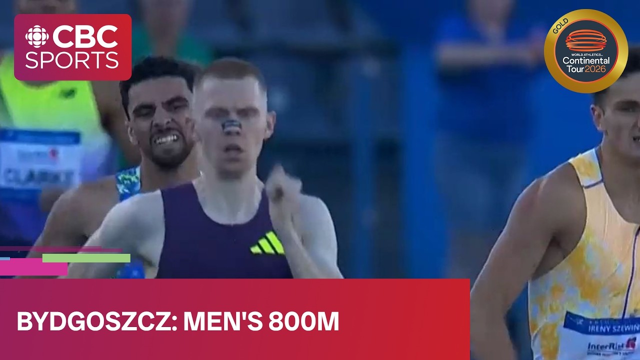 GOING THE DISTANCE in men's 800m at Continental Tour stop in Bydgoszcz | #CBCSports