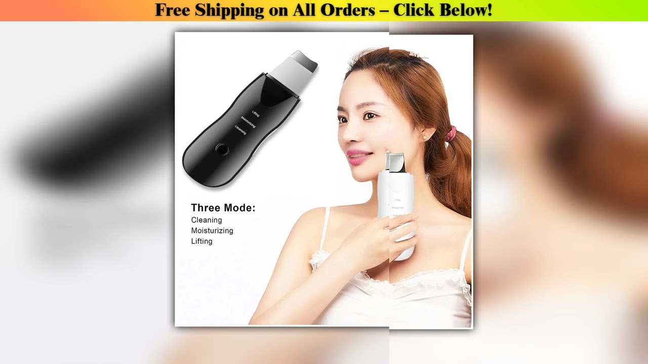 Vibration Face Skin Scrubber Blackhead Remover Facial Pore Cleaner Face Lifting Deep Clean Face
