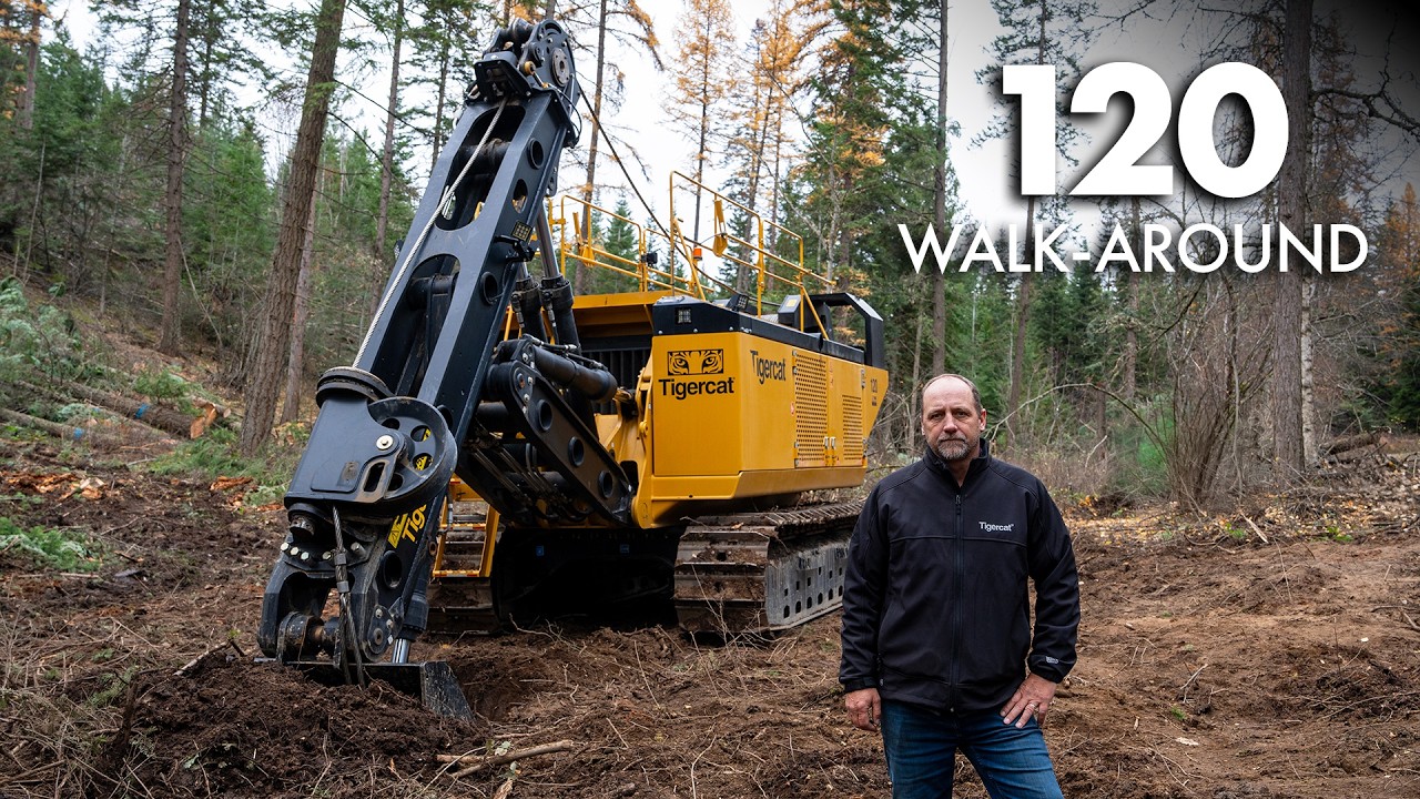Tigercat 120 Winch Assist Walk-around