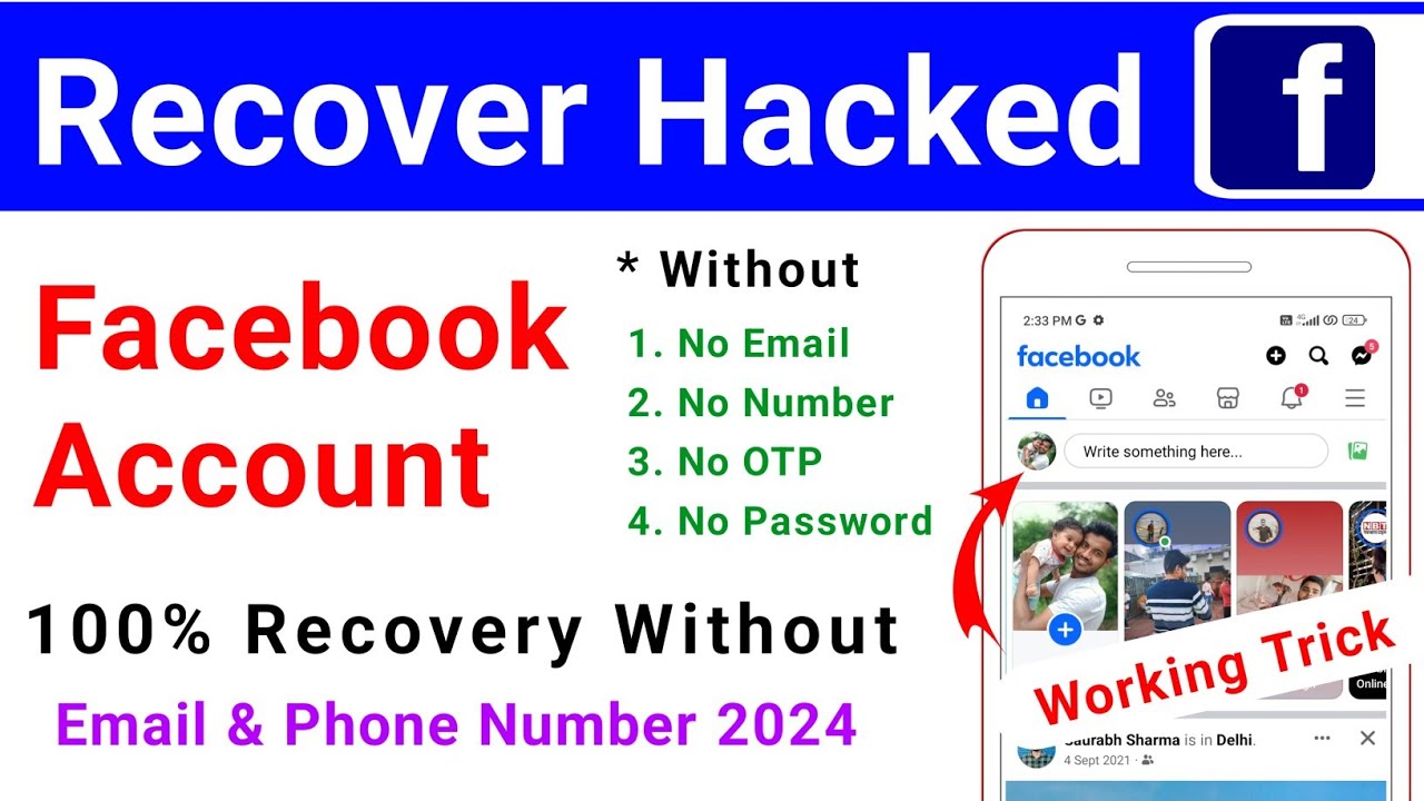 How To Recover Hacked Facebook Account Without Email And Phone Number