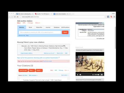 Easybib extension