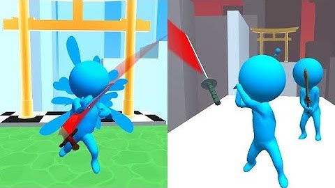 SWORD PLAY - NINJA SLICE RUNNER 3D/ Gameplay Part 1 All Levels 14-27