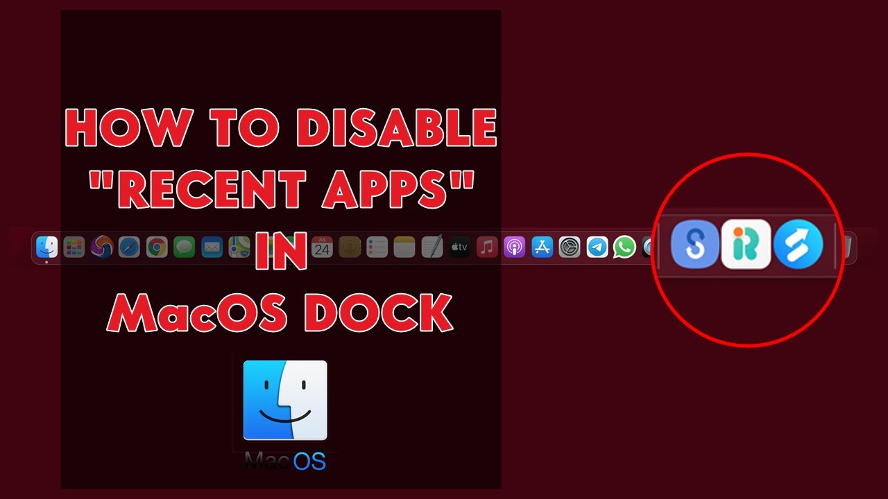 How To Disable "Recent Apps" in MacOS Dock - [romshillzz] - YouTube