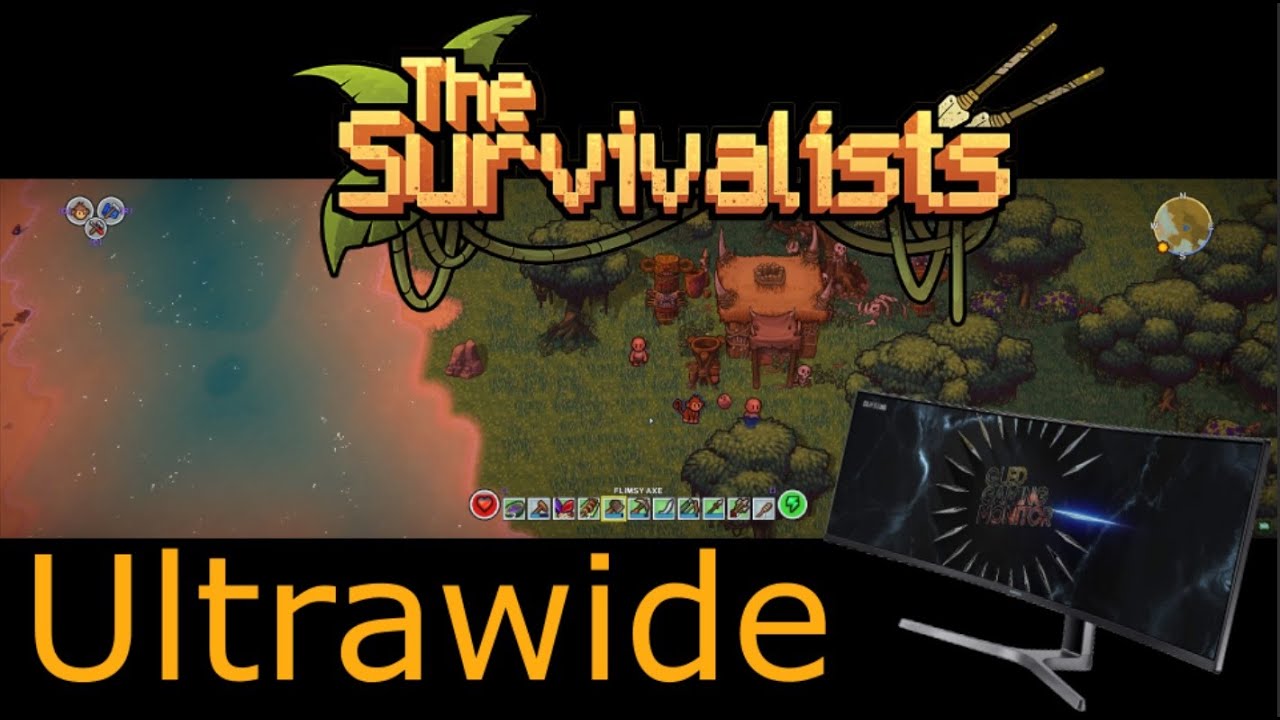 The survivalists Online CO-OP at 3840*1080 32:9 4K SAMSUNG 49" CURVED LC49HG90DMUXEN