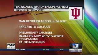 Man barricaded inside Indiana Memorial Union Hotel in Bloomington taken into custody after hours of