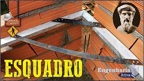 Como é utilizado o teorema de Pitágoras na construção civil?