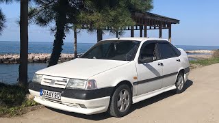1996 Model Nostalji Fi̇at Tempra Genç Araç Oldu Yerli Video Atarli Gi̇derli̇ Akim