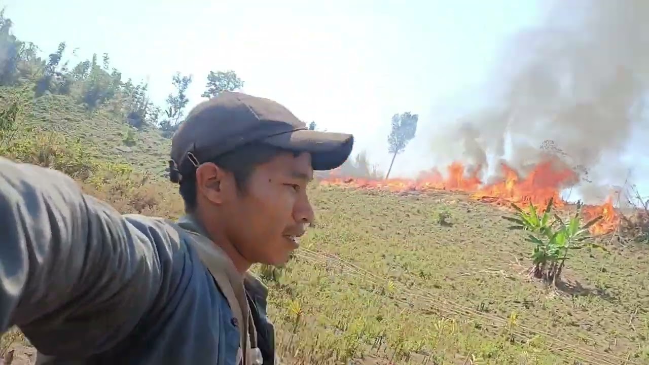 Farmers Burn The Land For Jhum Farming 🔥 🔥