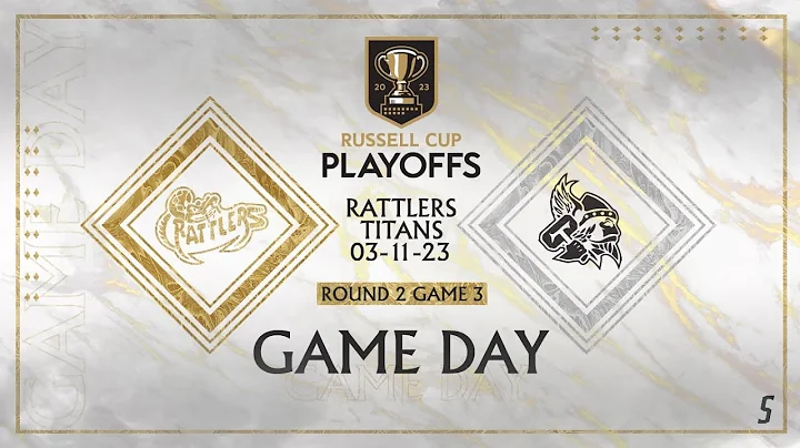 Bradford Rattlers vs Temiscaming Titans. Russell C...