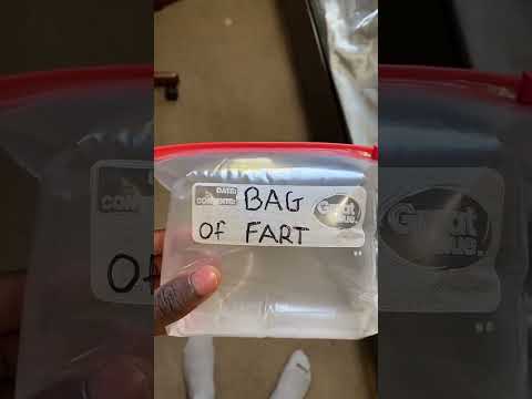 Smelling A Bag Of Fart