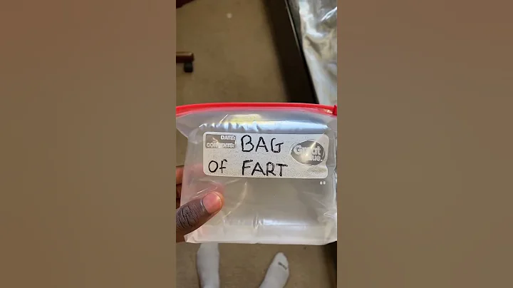 Smelling A Bag Of Fart