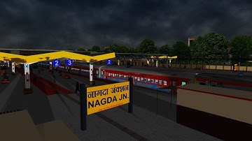 Jodhpur To Indore Ranthambhore SF Express Extended Ai Shunting In Open Rails