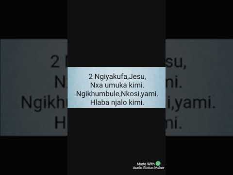 NGIYAKUFA JESU khulefresh1512