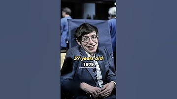The evolution of Stephen Hawking #evolution #stephenhawkings #history #ai #life