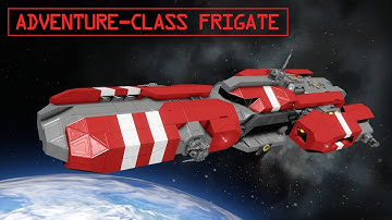 [RED] Adventure class Frigate - Space Engineers Ship Review