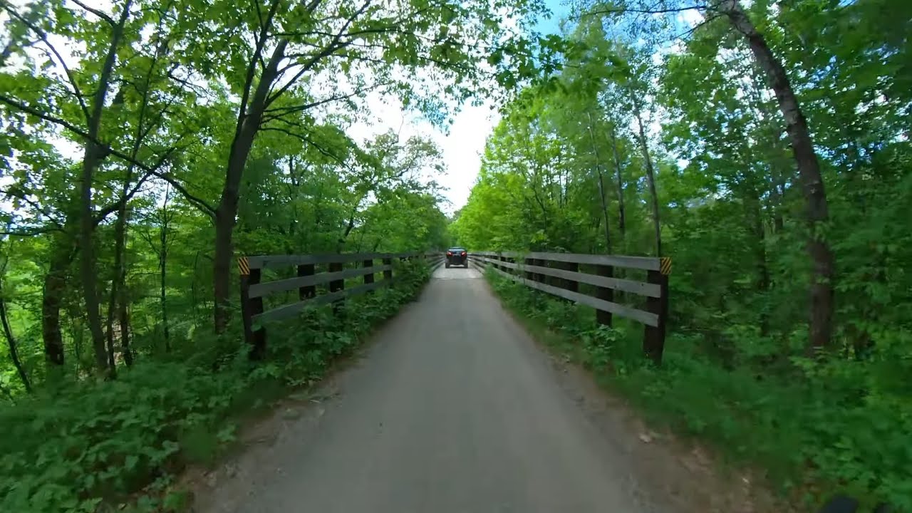 ATV Ride Whistle Stop Rail Trail Farmington to Jay YouTube
