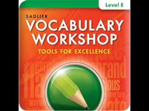Vocabulary Workshop Level C Unit 12 Choosing The Right Word