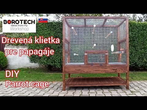 Video: Urob si sám klietka pre papagája. Ako vyrobiť klietku pre papagája