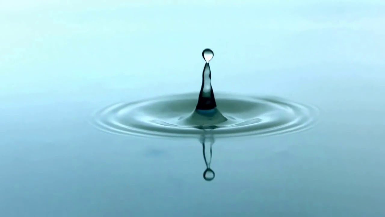 Water Drop Video Background With Music Loop by Zc YouTube