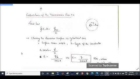 Capacitance Calculations of Transmission line