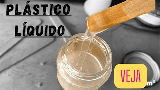 Plástico Líquido Caseiro :cola,pinta e plastifica #viralvideo