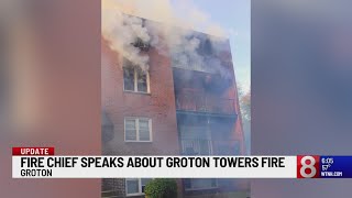 75 apartments unhabitable after fire in Groton