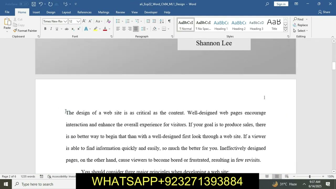 Exp22_Word_Ch04_ML1_Design || Exp22_Word_Ch04_ML1_Design || Word_Ch04_ML1_Design