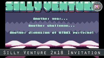 Silly Venture 2k18 Invitation by Dekadence, 2018 | Atari ST Intro