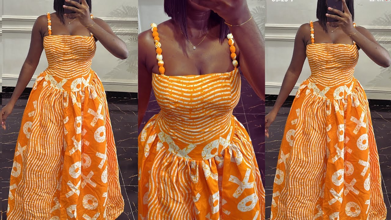 Как сшить платье-трубу-бюстье со сборками, баской на талии и завязанными бретелями