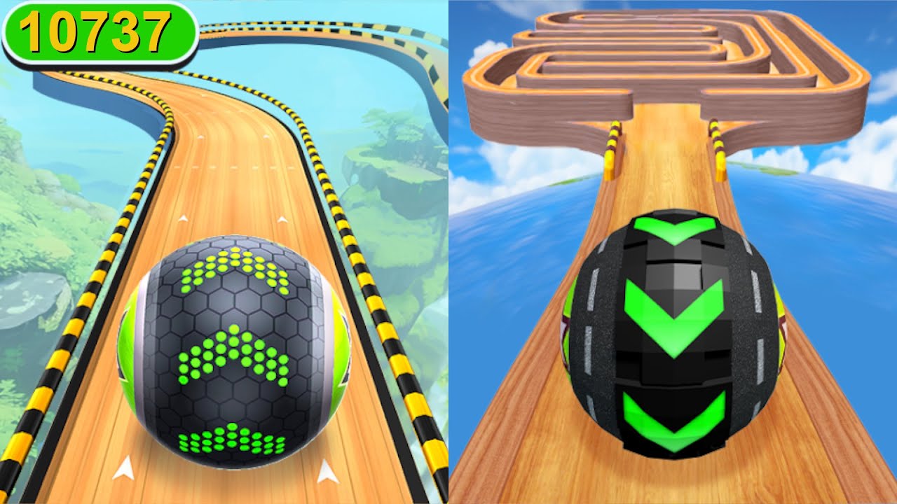 Going Balls Funny Fails, All Levels 10737 Vs Rolling Ball Sky Escape Android, iOS Gameplay