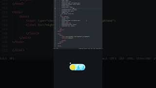 Day-Night toggle Button with animation | Using: #html & #css
