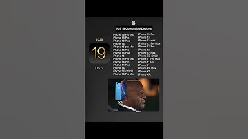iOS 19 Compatible Devices 🔥📱 | Is Your iPhone Getting the Update? 🤔