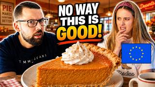Europeans Say “Pumpkin Doesn’t Belong in Pie”… Then This Happened! 🇺🇸