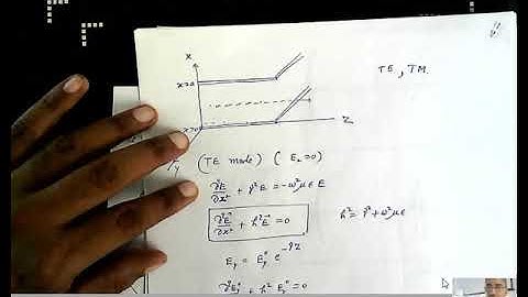 Parallel plate wave guide  M Sc  Sem III paper XII G NUWAL LECT 12