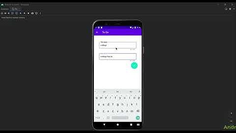 TO DO Android Mobile Application | Mini Project | 18CSMP68
