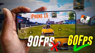 Unlocking the Frame: Why iPhone 15 Misses 90fps BGMI - 90fps vs 60fps iPhone 60fps vs Android 120fps