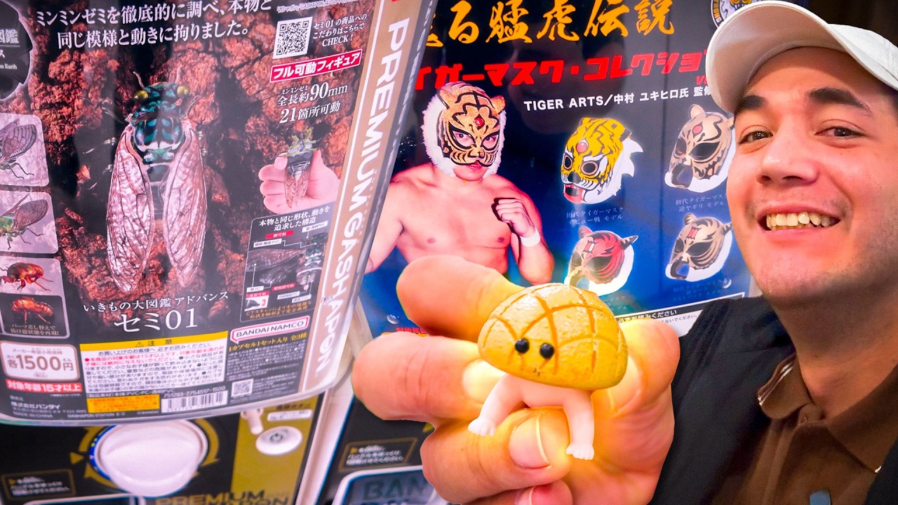 ¡Los Gachapones Más Raros Que Encontramos Hoy en Japón!