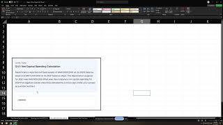 1.4 Net Capital Spending Calculation