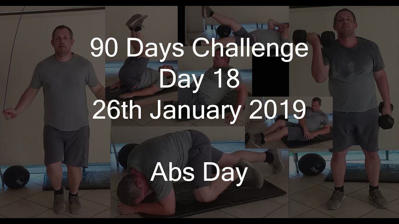 90 Days Challenge Day 18 Home Workout Abs Routine