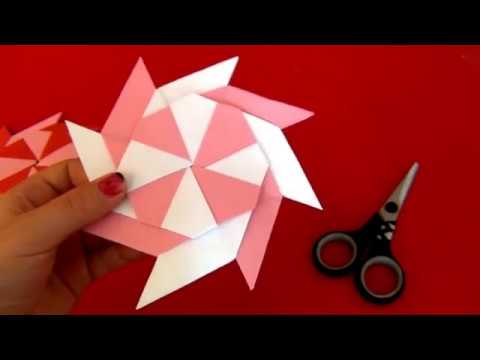 Linda Bastelt Den Origami Ninja Stern Faltstern