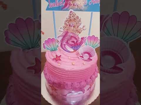 bolo Barbie sereia ❤️❤️❤️