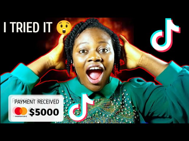 I TRIED IT | This Is How Much I Made Watching TikTok Videos For Three Days | Make Money Online 2024 class=