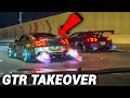 GTR OWNERS TERRORIZE LAS VEGAS STREETS CRAZY FLAMES