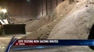 City testing out new salting routes