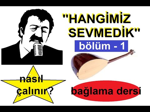 ''Hangimiz Sevmedik'' Müslüm GÜRSES, NASIL ÇALINIR? ( bağlama dersi )