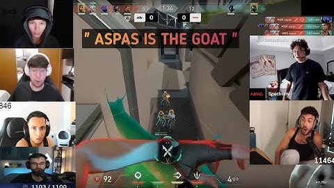 MIBR ASPAS insane Ace vs NRG at EWC Qualifiers | Streamers ReacTs To His Masterclass