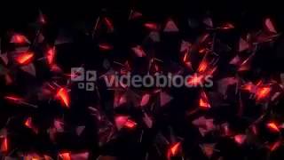 glowing glass triangles vj loop